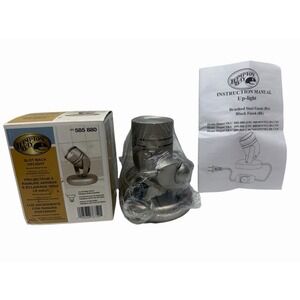 Hampton Bay Adjustable Halogen Accent Light Brushed Steel Finish 585 880